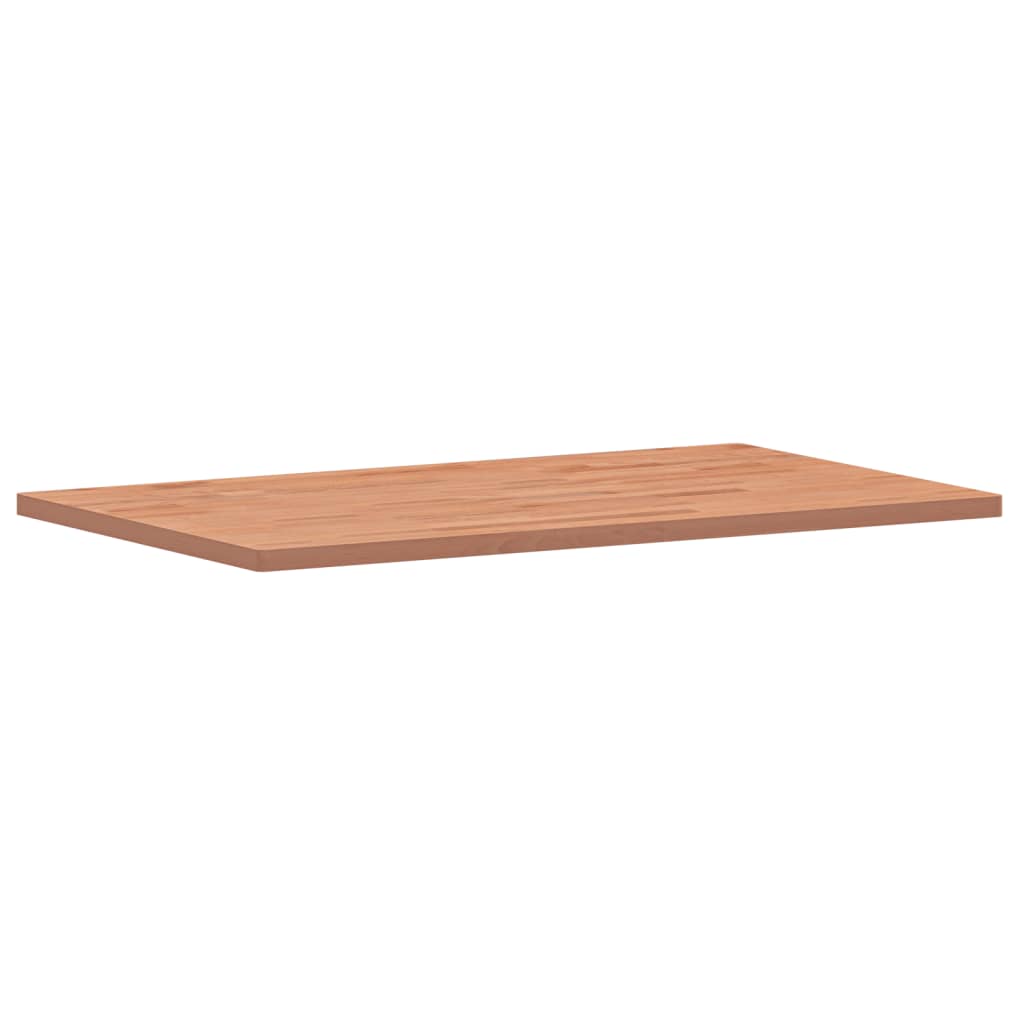 Tischplatte 80x40x1,5 cm Rechteckig Massivholz Buche