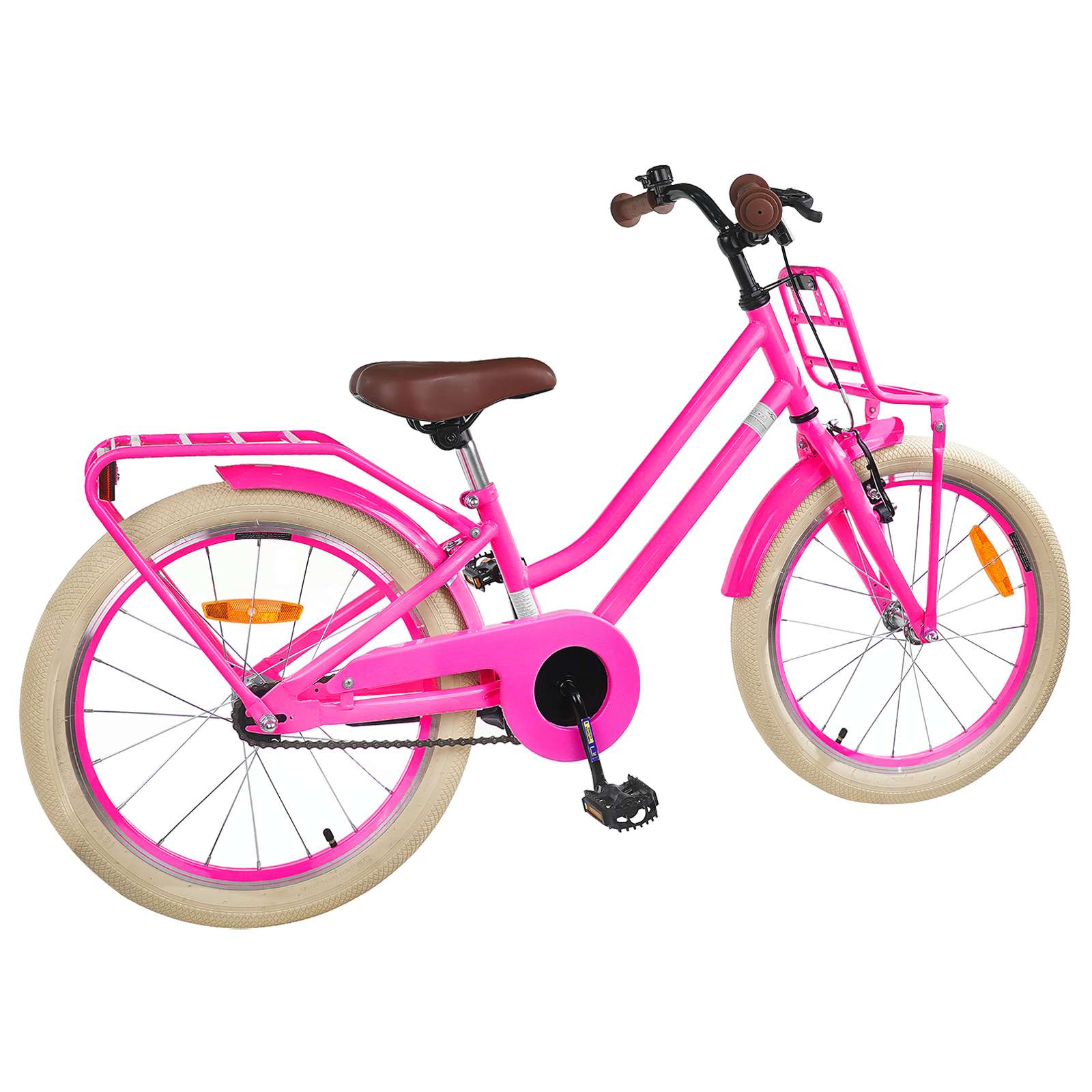 Kinderfahrrad 12 Zoll für 2-4 Jahre alt Hellrosa