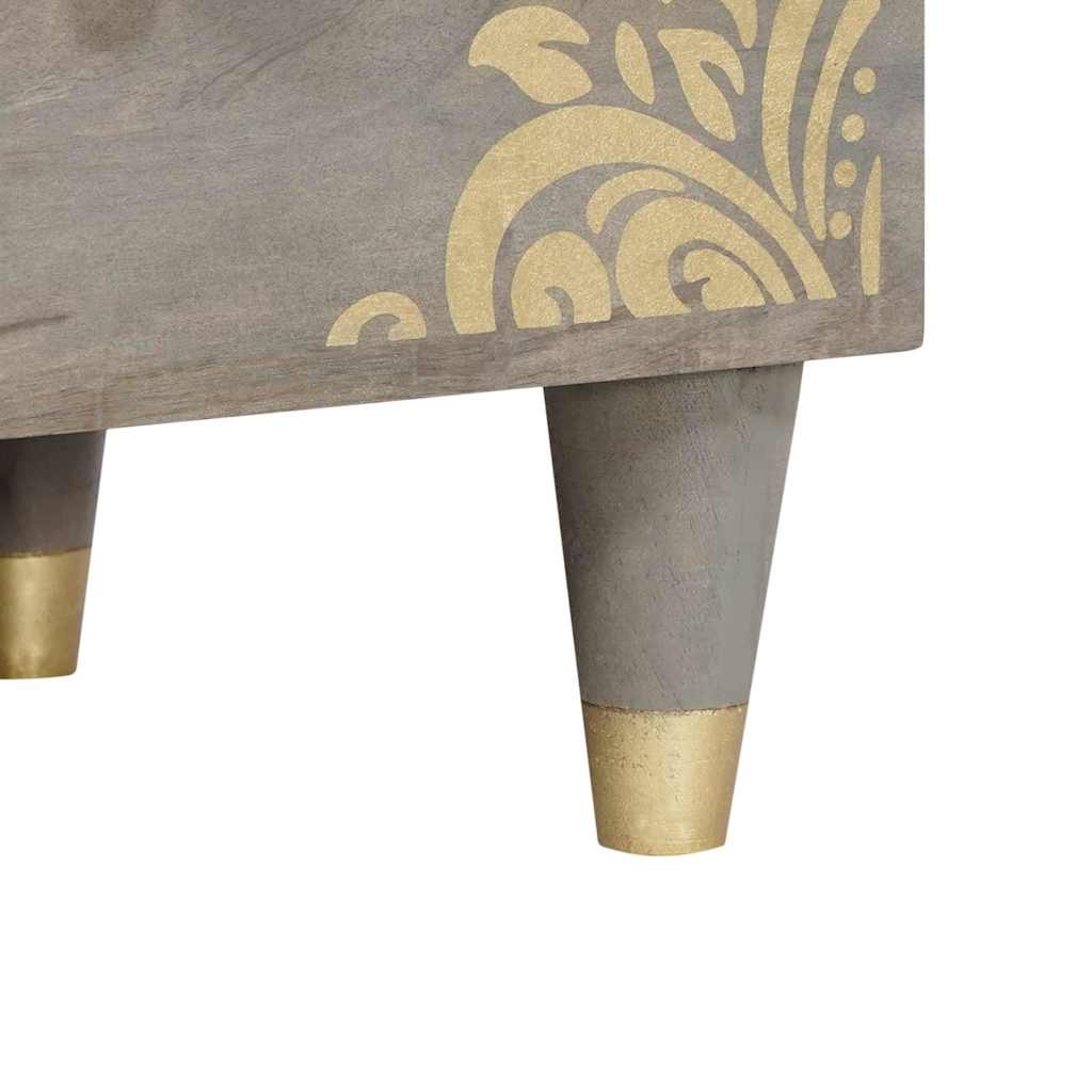 TV-Schränk Honigbraun 70 x 33 x 46 cm Massivholz Mango