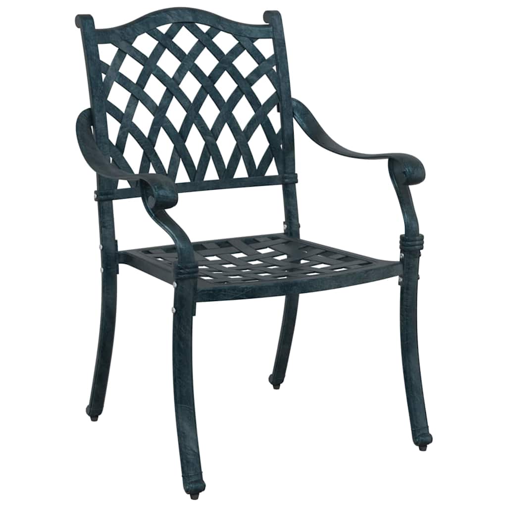 Gartenstuhl 2 pcs Bronze 56 x 55 x 92,5cm Aluminium