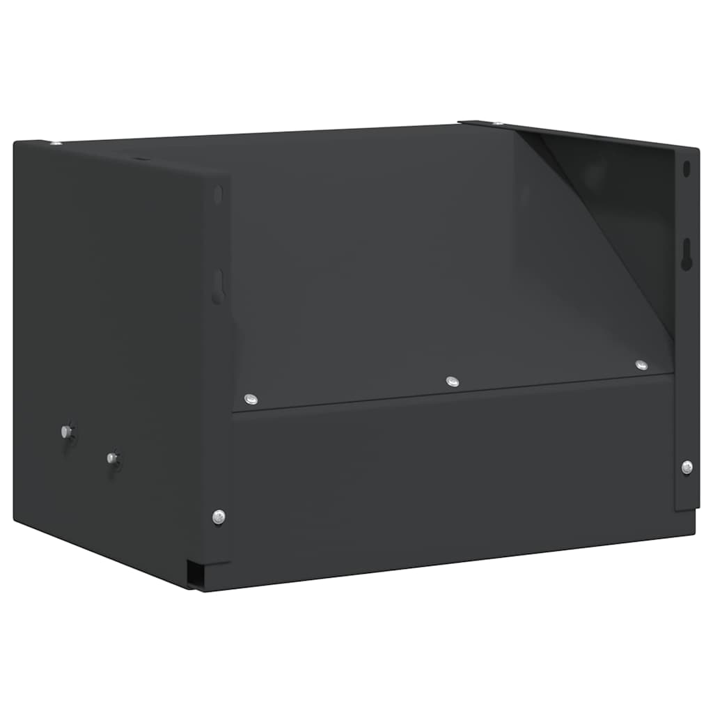 Kugelfangbox Schwarz 29 x 22 x 20 cm Stahl
