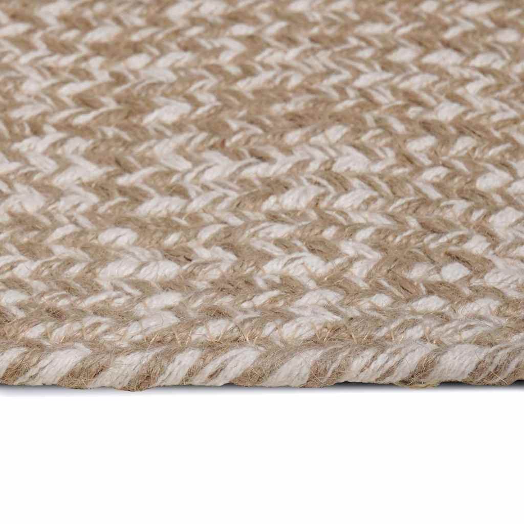 Bereichsteppiche Natürlich und Weiß 60 x 110 cm Jute