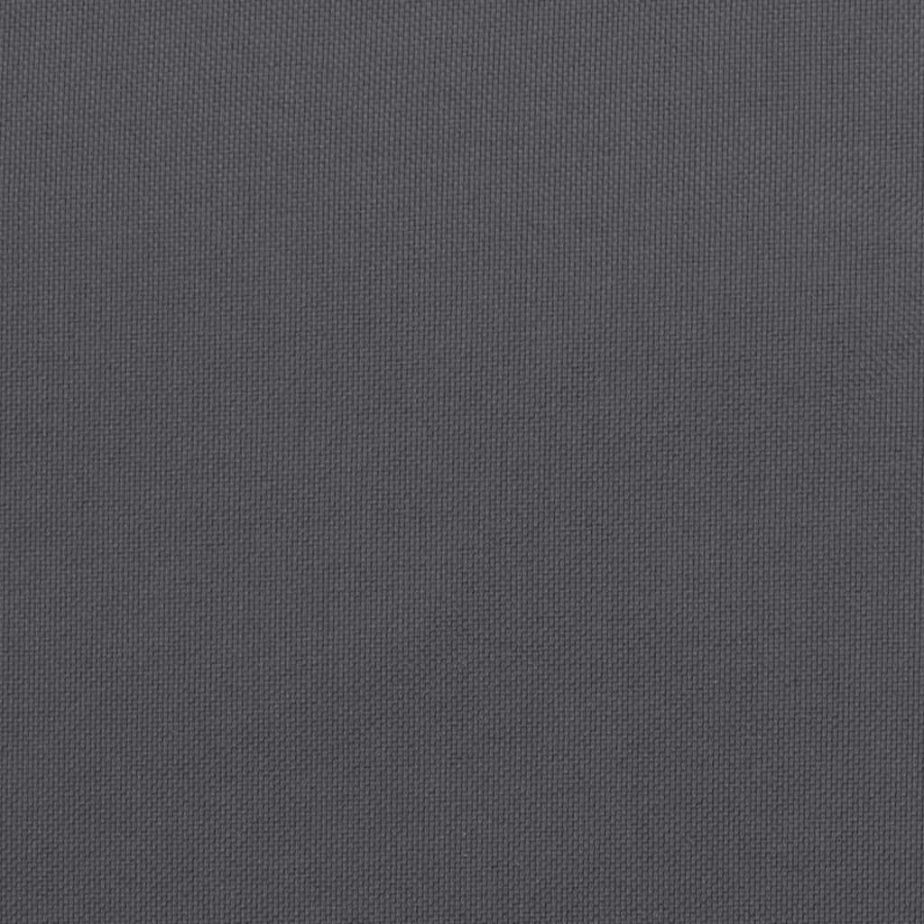 Palettenkissen Anthrazit 50x50x12 cm Stoff