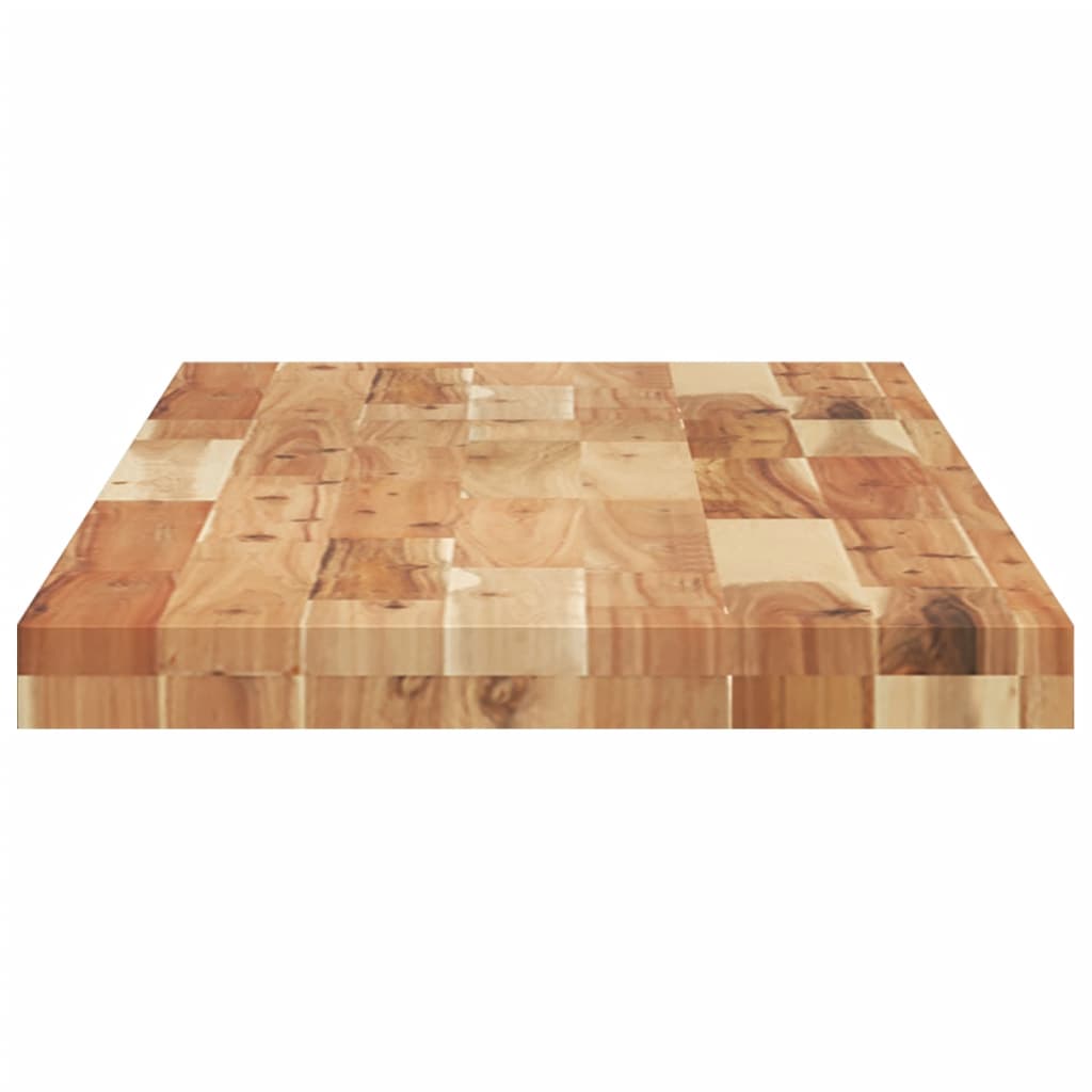 Tischplatte 40x20x2 cm Rechteckig Massivholz Akazie
