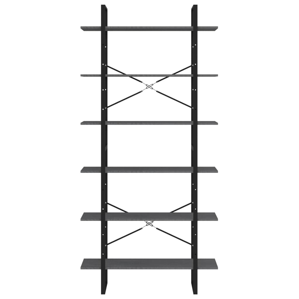 Bücherregal Weiß 100x30x105 cm Holzwerkstoff