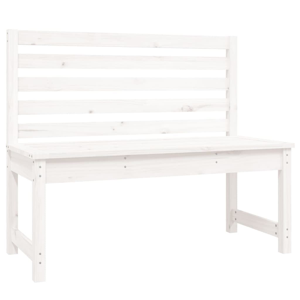 Gartenbank 109 cm Massivholz Kiefer