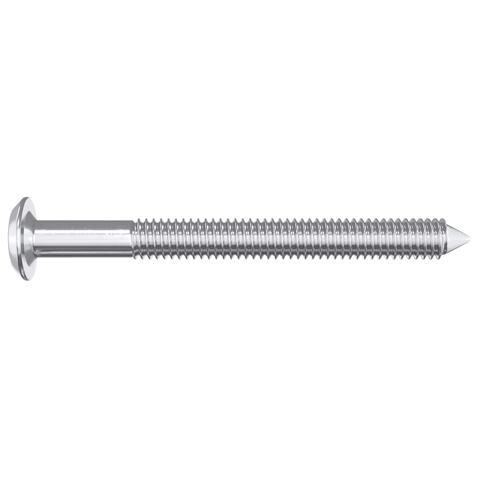 Möbel-Schrauben 2 pcs Silber M6 x 60 mm Stahl