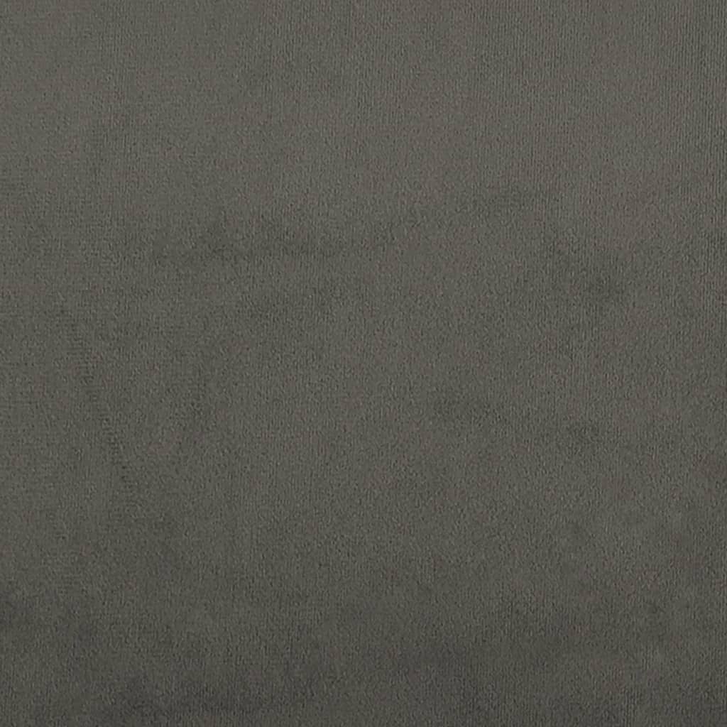 Kopfteil Hellgrau 80x5x118/128 cm Samt