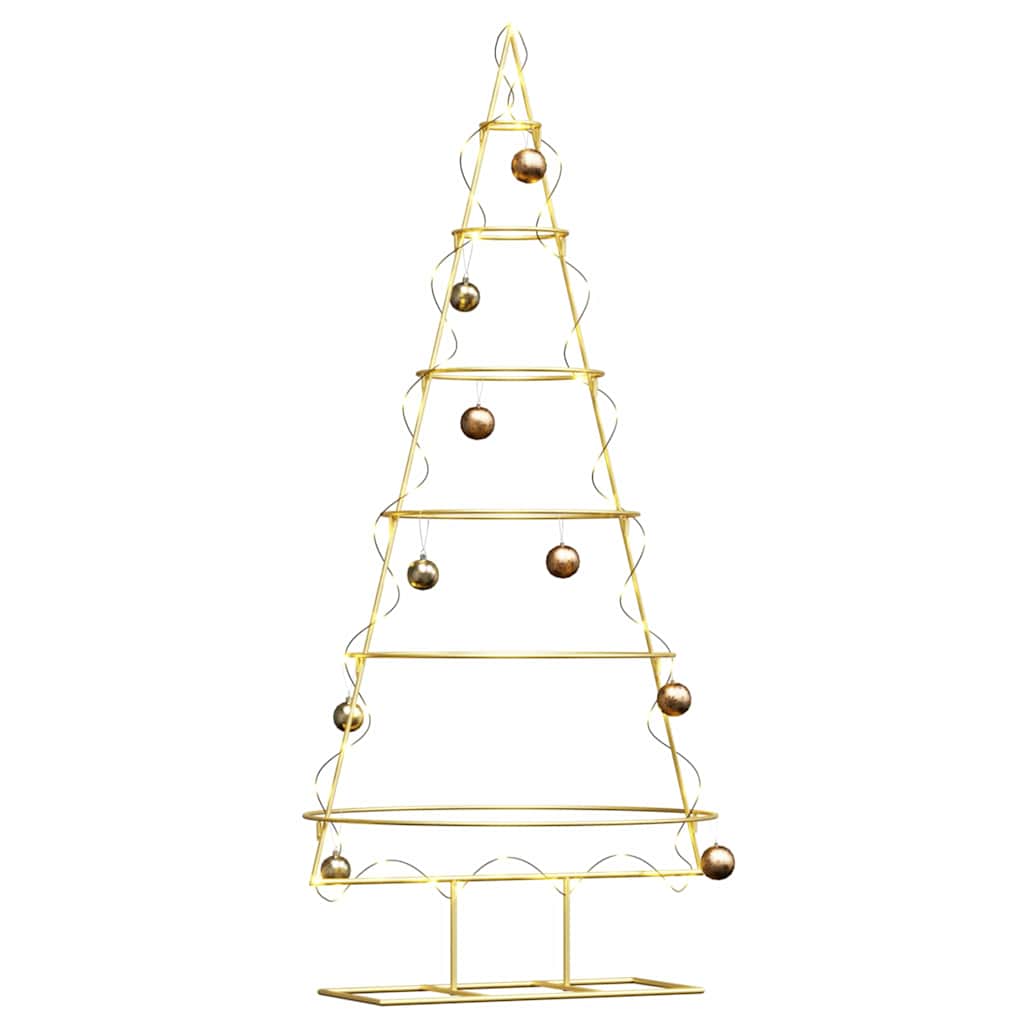 Metall-Weihnachtsbaum Deko Schwarz 60 cm