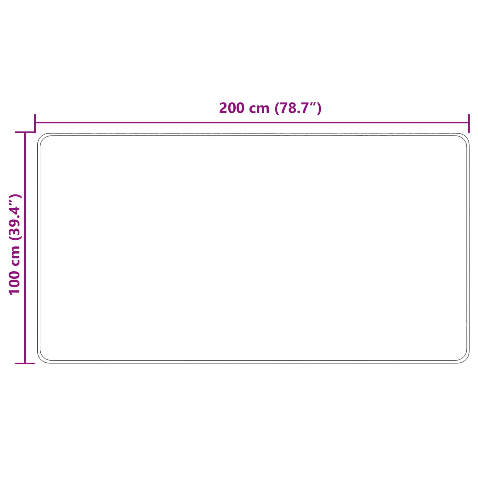 Teppich Waschbar Mehrfarbig 160x230 cm