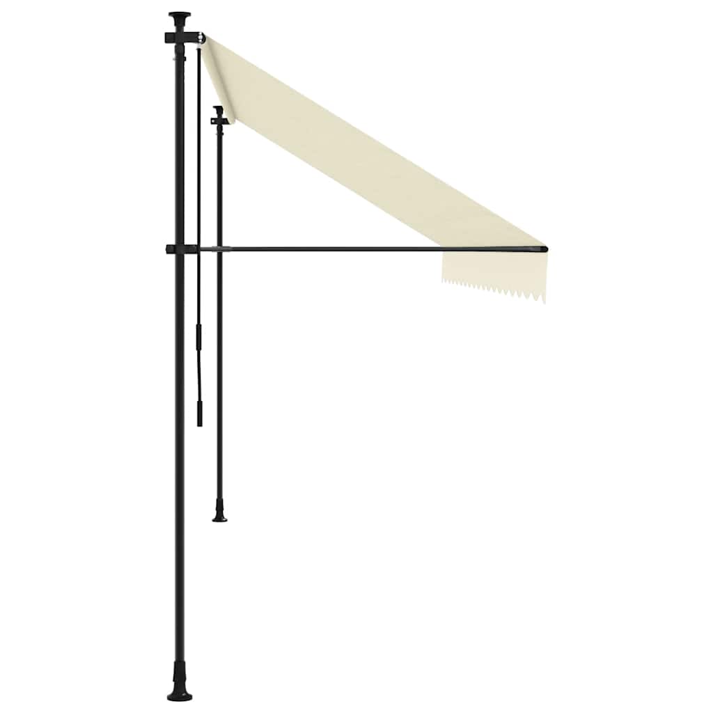 Einziehbare Markise Handbetrieben 150 cm Anthrazit