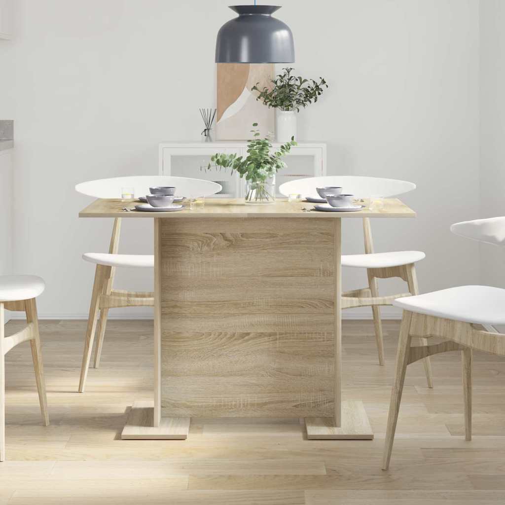 Esstisch Weiß 110x60x75 cm Holzwerkstoff
