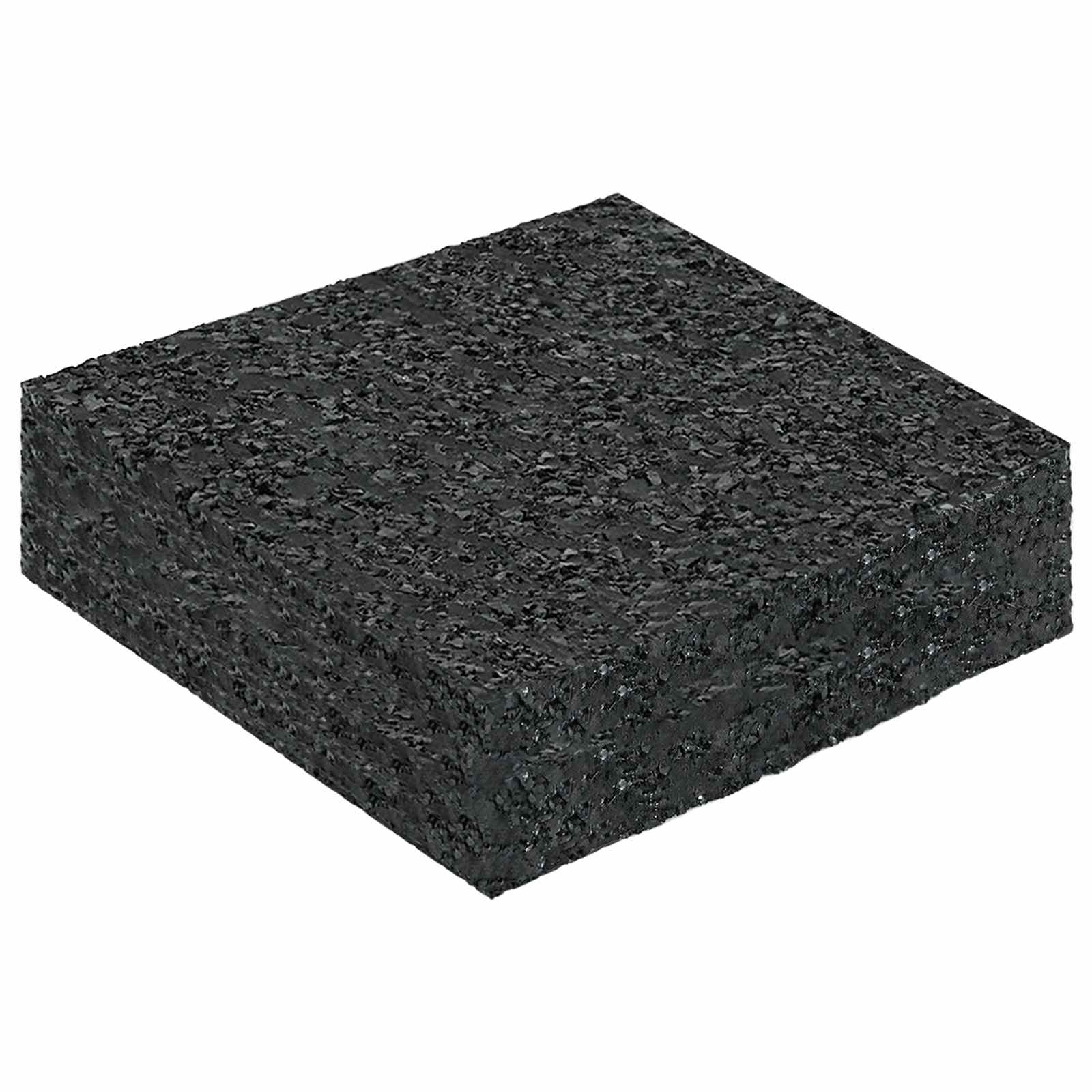 Gummigranulat-Patiopad Schwarz 6 x 9 x 0,3 cm Gummi