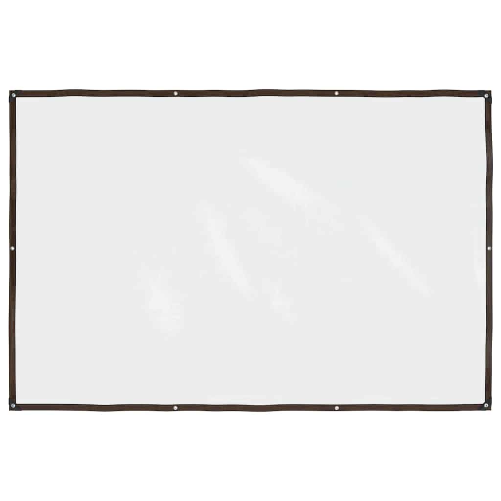 Transparente Plane mit Ösen 1x2 m Polyethylen