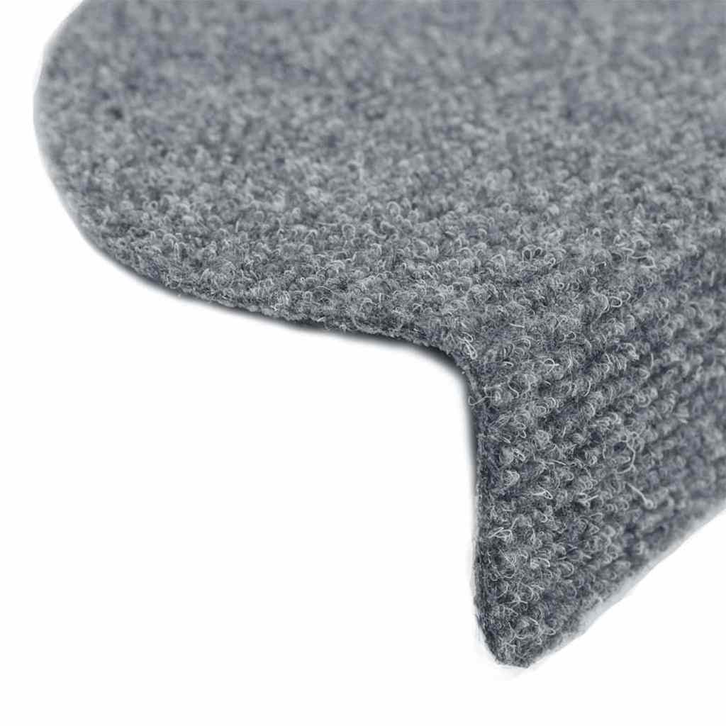 Stufenmatten Selbstklebend 15 Stk. 56x17x3 cm Hellbraun Halbrund