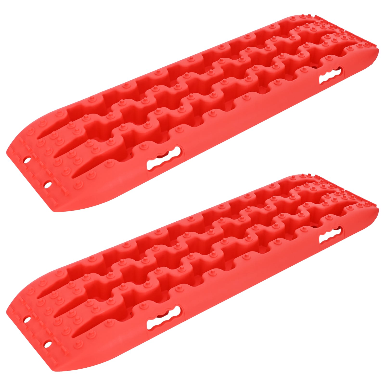 Traktionsmatten 2 Stk. Blau 106x30,5x7 cm Nylon