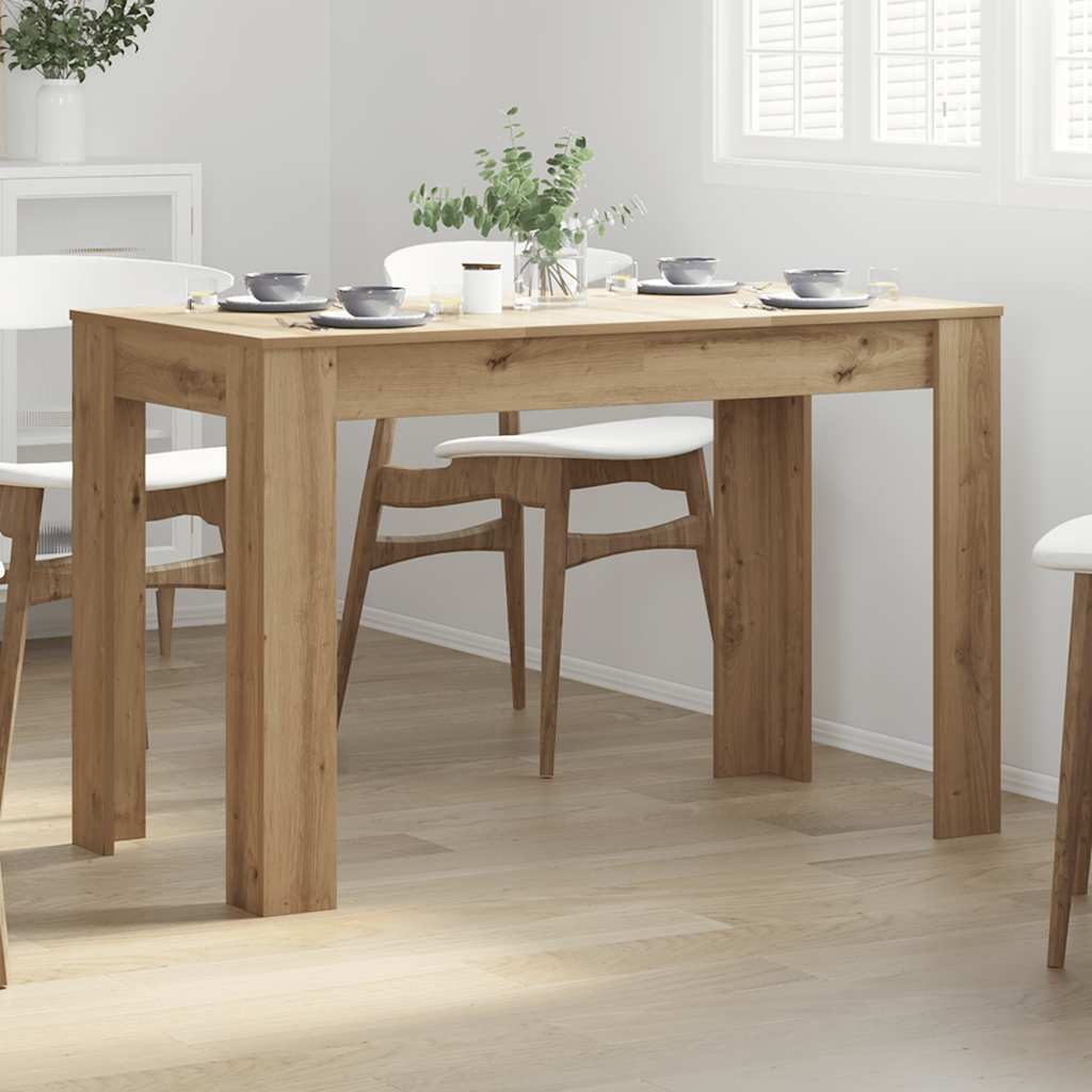 Esstisch Weiß 120x60x76 cm Holzwerkstoff