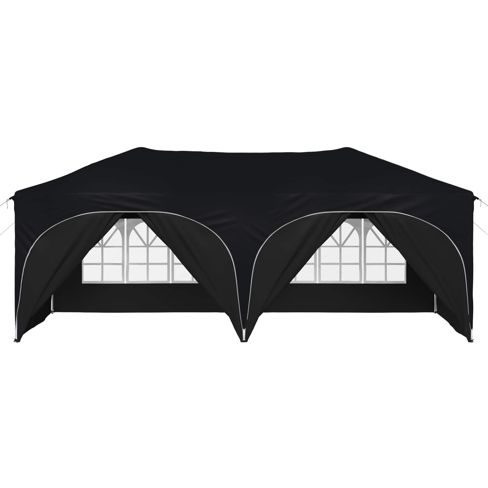 Pop-up Partyzelt 575 x 288 x 245 cm Creme Oxford-Stoff