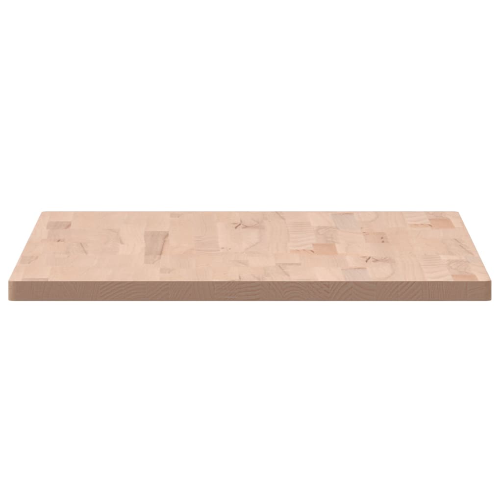 Tischplatte 80x40x1,5 cm Rechteckig Massivholz Buche