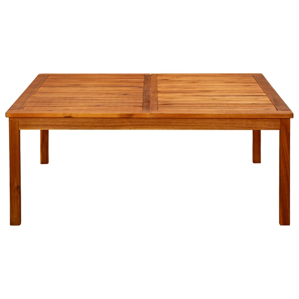 Couchtisch Helles Akazienholz 45 x 45 x 36 cm Massivholz Akazie