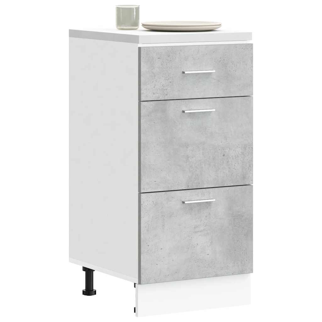 Unterschrank Lyon Weiß 60x46x81,5 cm Holzwerkstoff