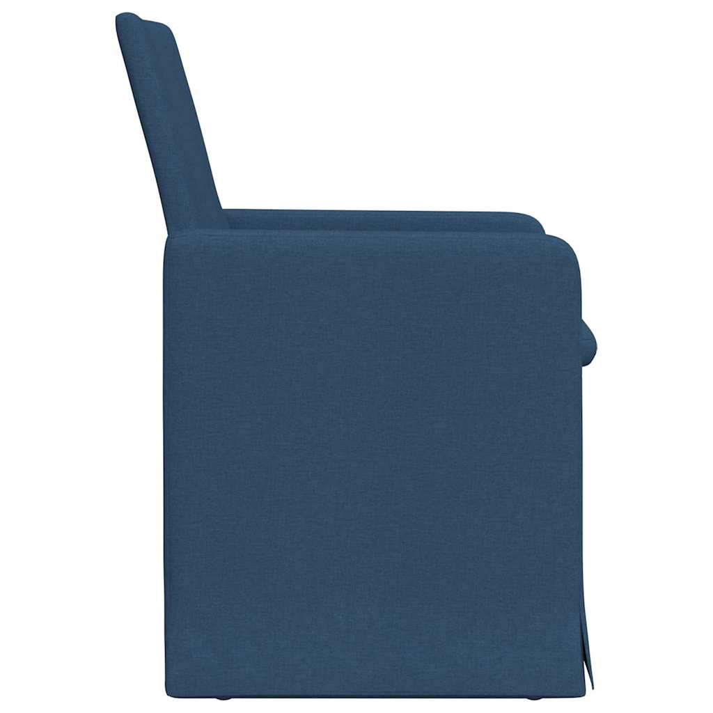 Esszimmerstühle 2 pcs Hellgrau 57 x 67 x 95 cm Stoff