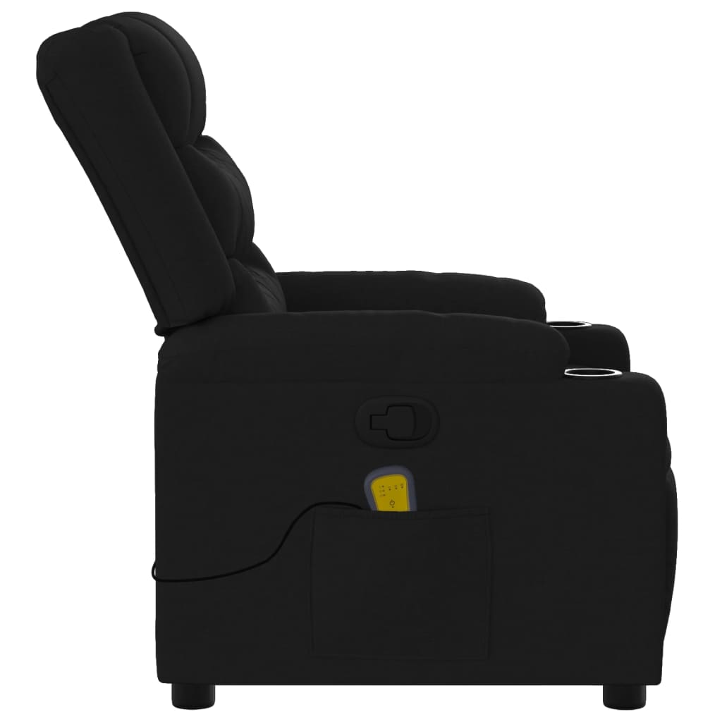 Massage-Relaxsessel Hellgrau Stoff