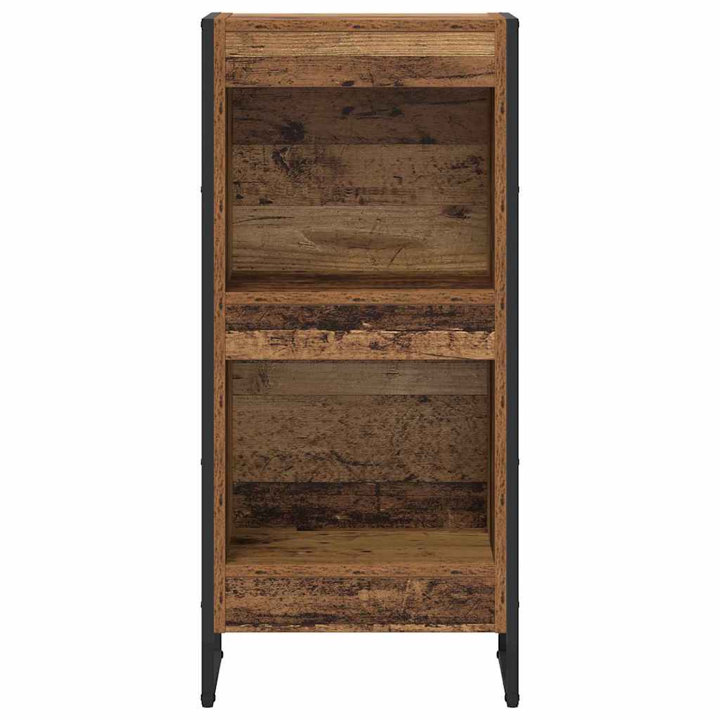 Bücherregal 2 pcs Schwarz Eichen-Optik 60 x 30 x 189,5 cm