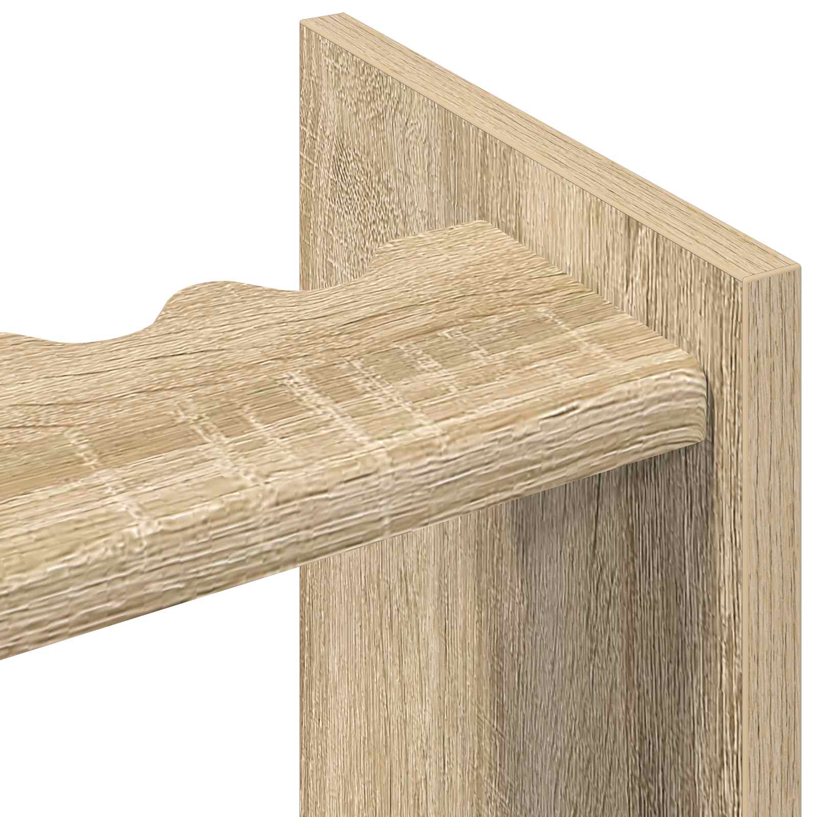 Billardqueue-Ständer Holzwerkstoff 60 x 20 x 57 cm Weiß