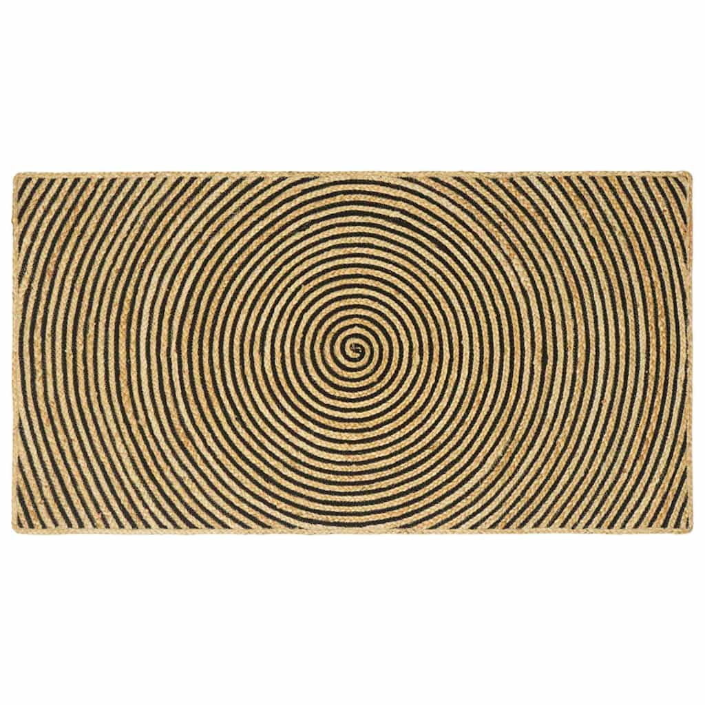 Bereichsteppiche Weiß 60 x 110 cm Jute