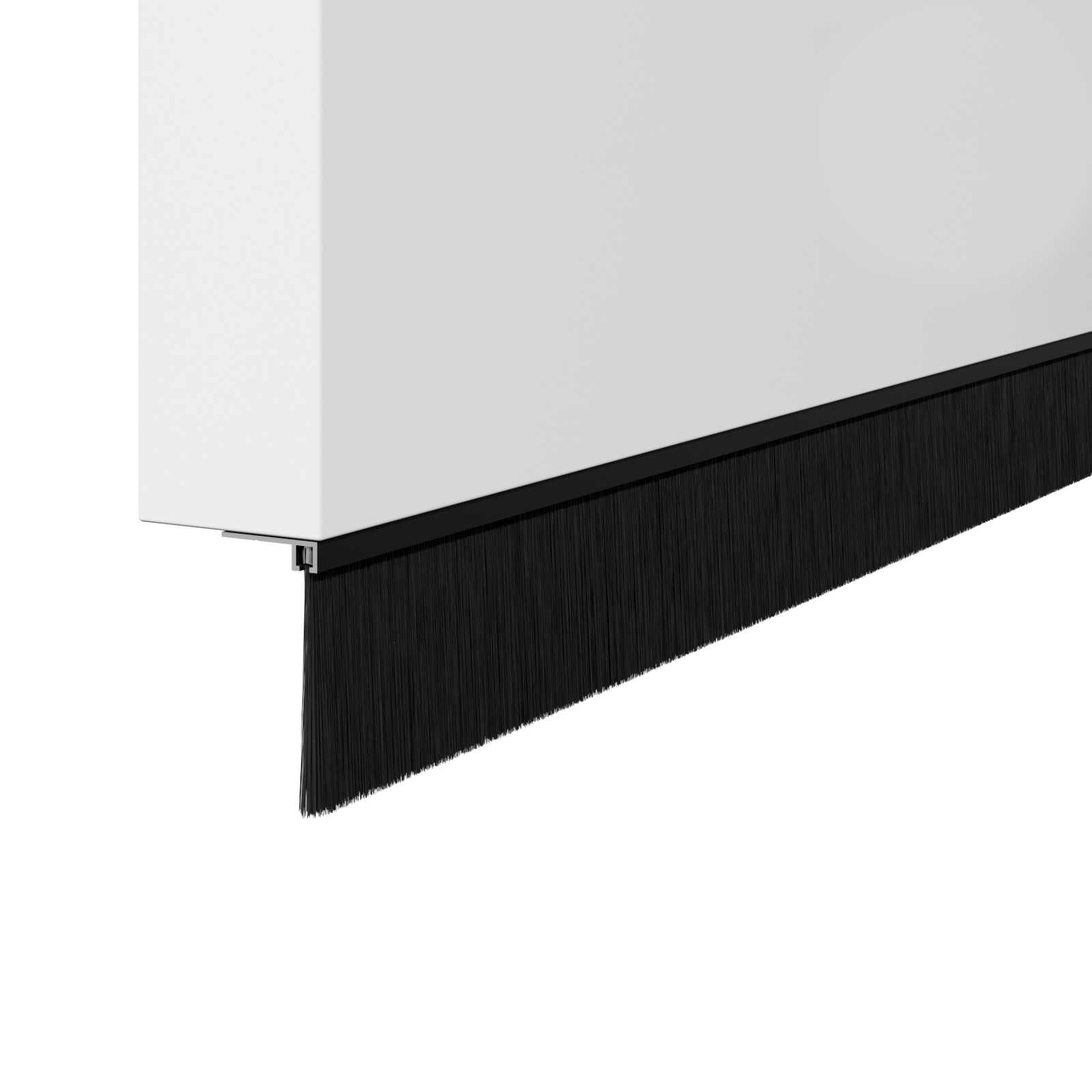 Aufsteck Türbürstendichtungen 2 pcs Braun 100 cm