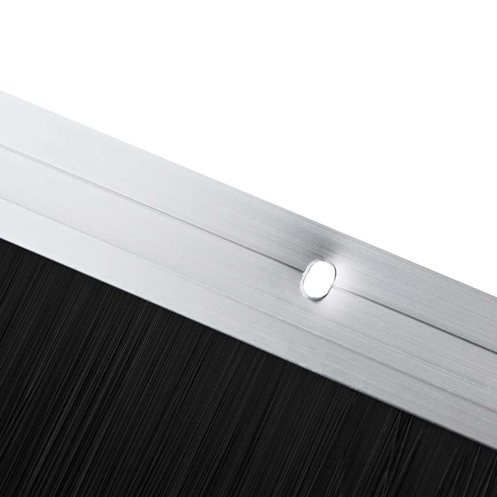 Aufsteck Türbürstendichtungen 2 pcs Braun 100 cm