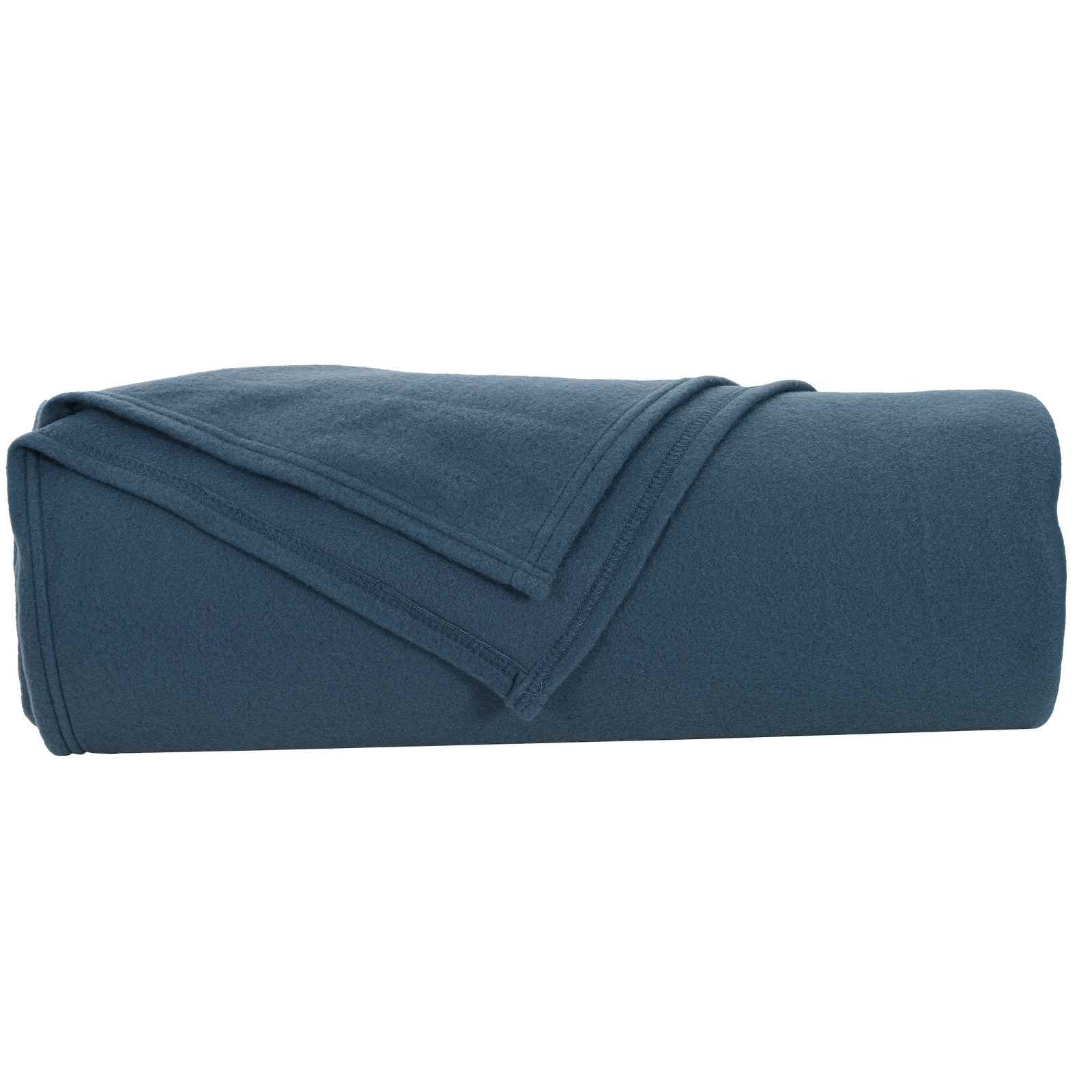 Überwurfdecke Creme 210 x 140 cm Fleece