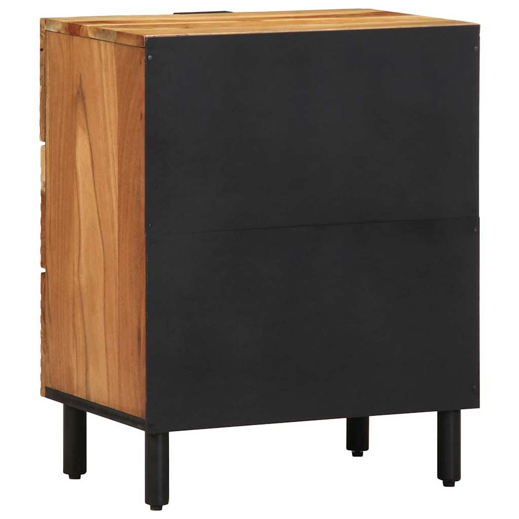 Bettschrank Braun 50 x 33 x 62 cm Massivholz Akazie