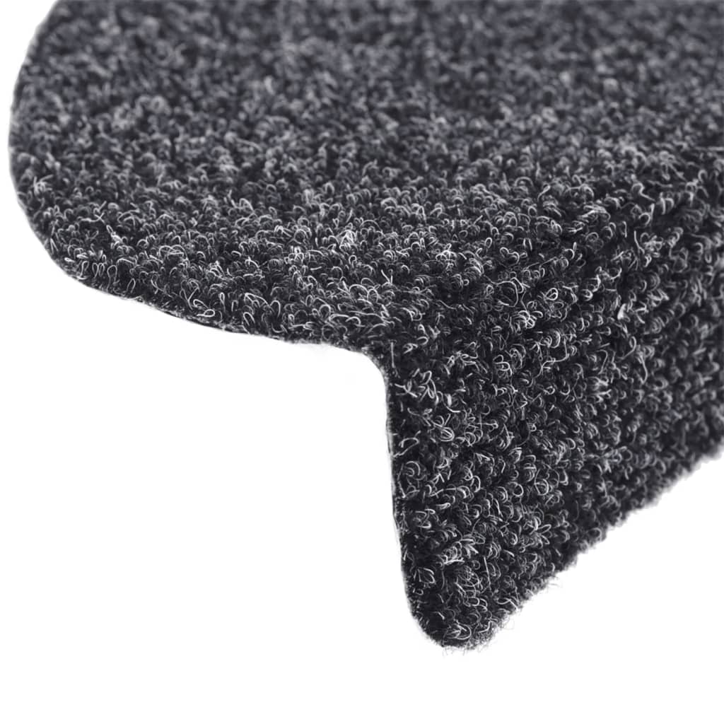 Stufenmatten Selbstklebend 15 Stk. 56x17x3 cm Hellbraun Halbrund