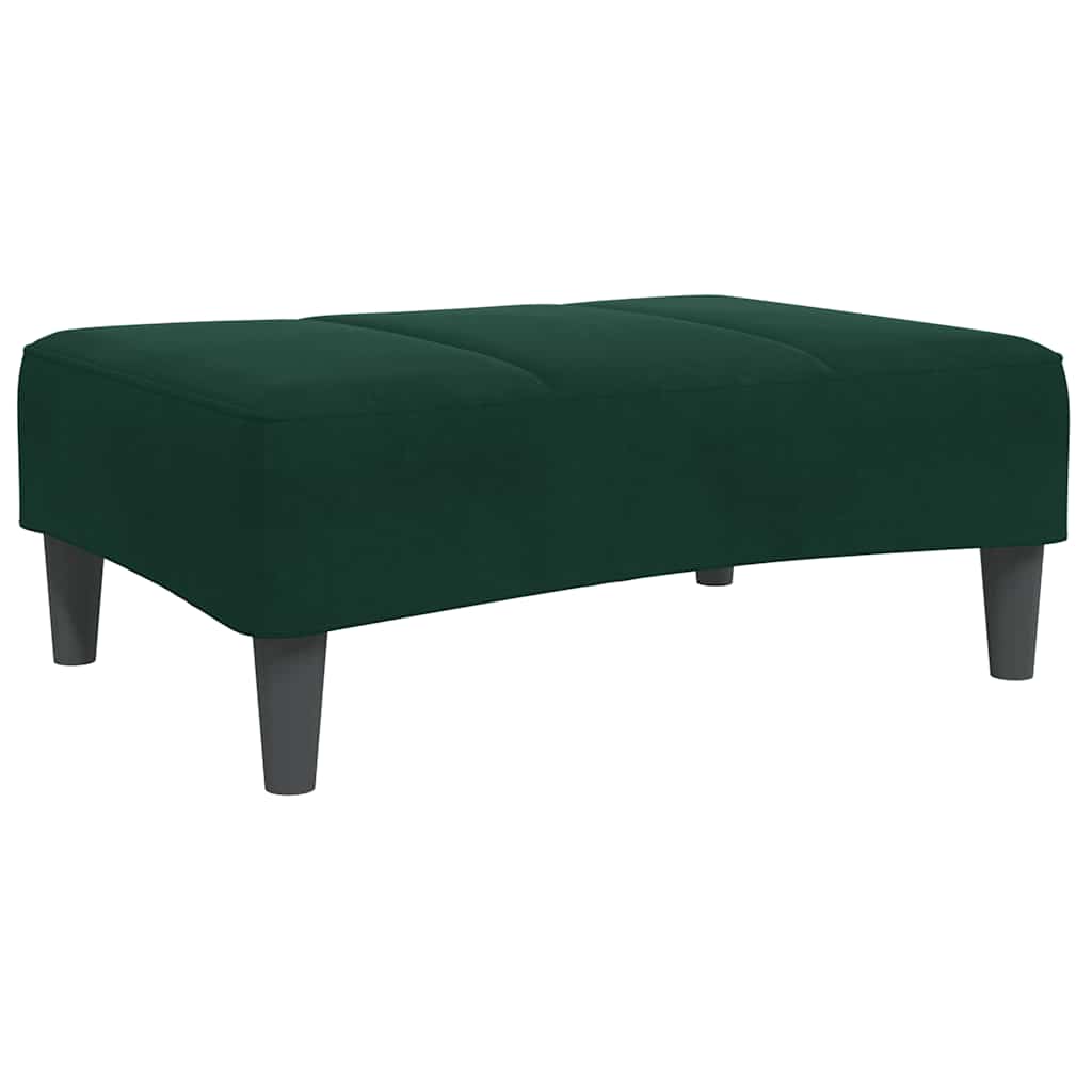 Fußhocker Blau 77x55x31 cm Samt
