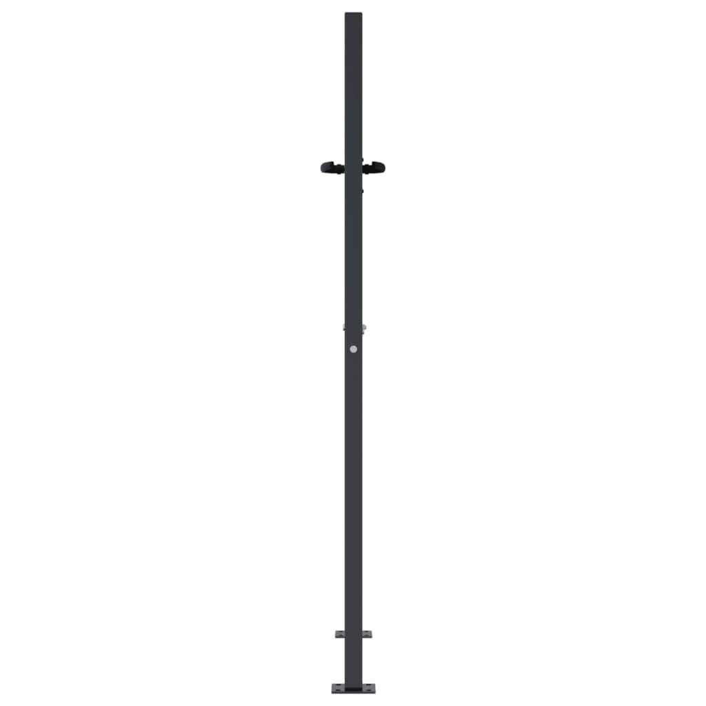Gartentor Anthrazit 100x75 cm Stahl Baum-Design