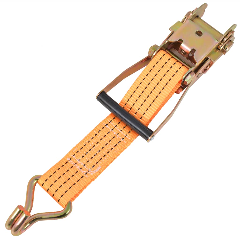 Ratschen-Spanngurte 4 Stk. 0,8 Tonnen 6m×25mm Blau