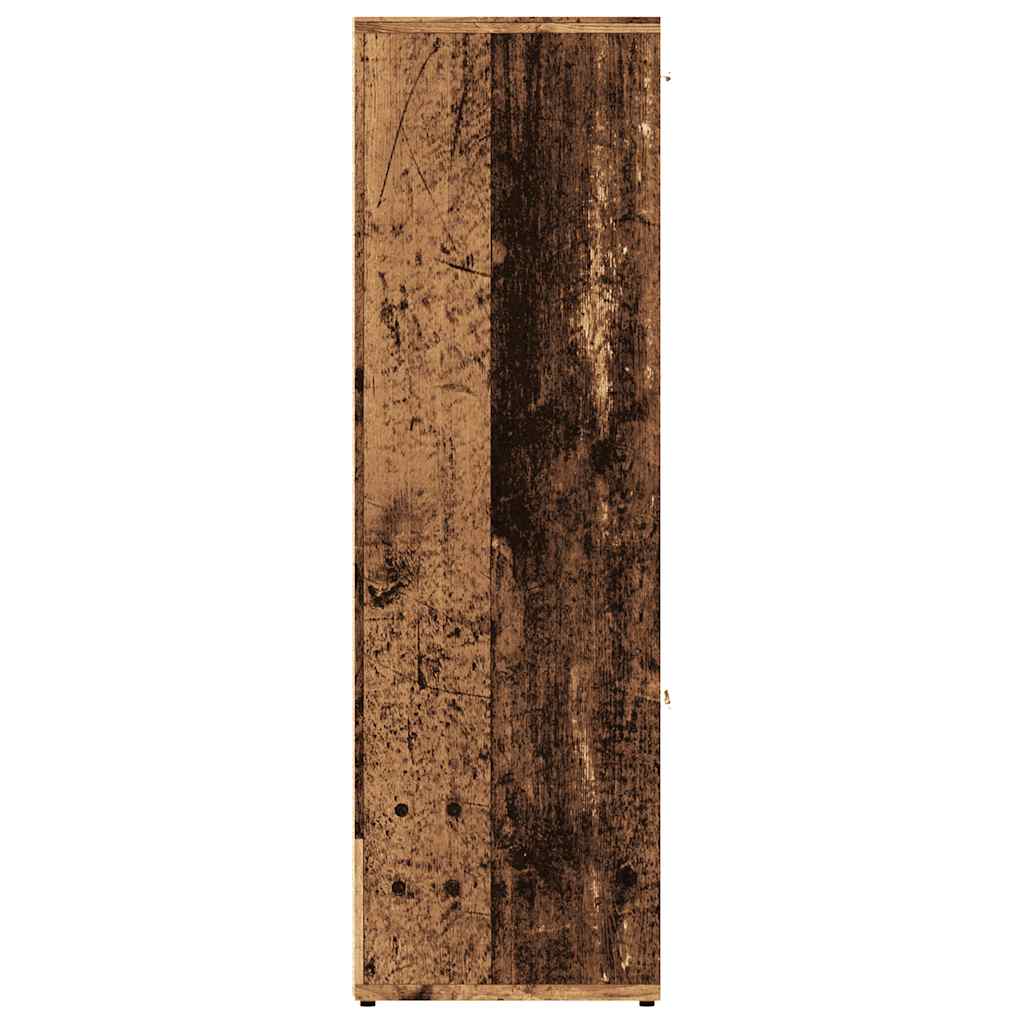 Bücherregal Weiß 90x30x90 cm Holzwerkstoff