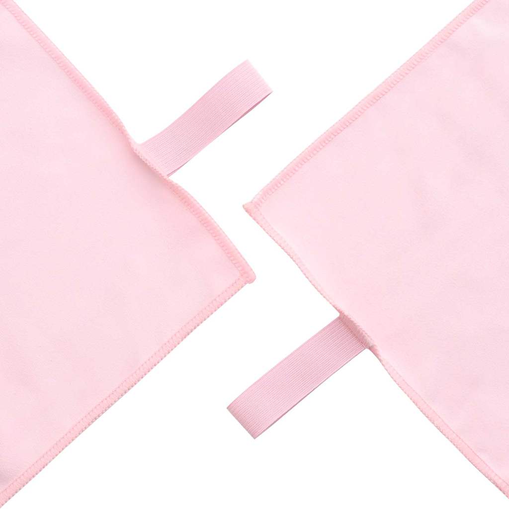 Sporthandtuch Set 2 pcs Dunkelgrau Stoff