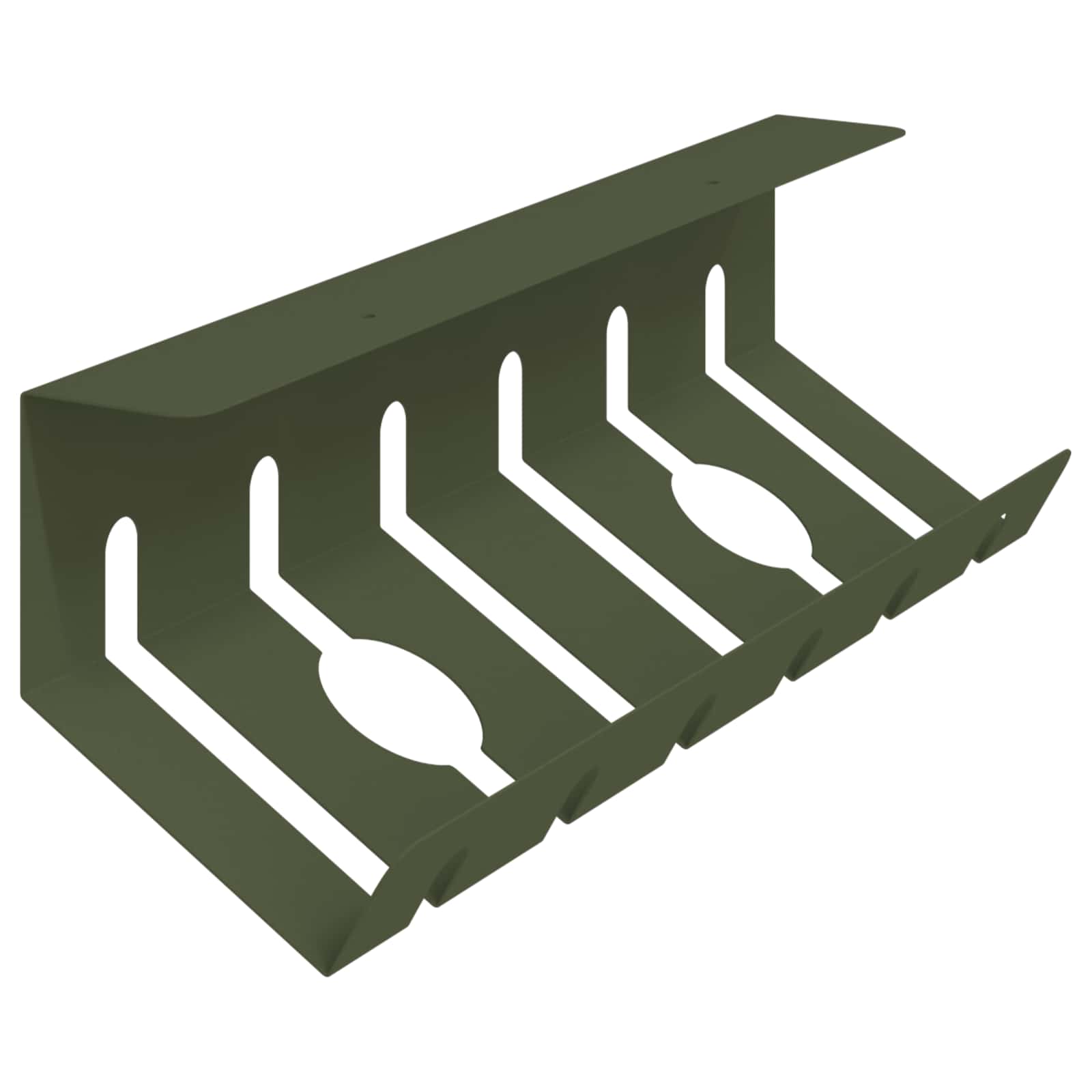 Unter dem Schreibtisch Kabelmanagement Tray 2 Stk. Anthrazit