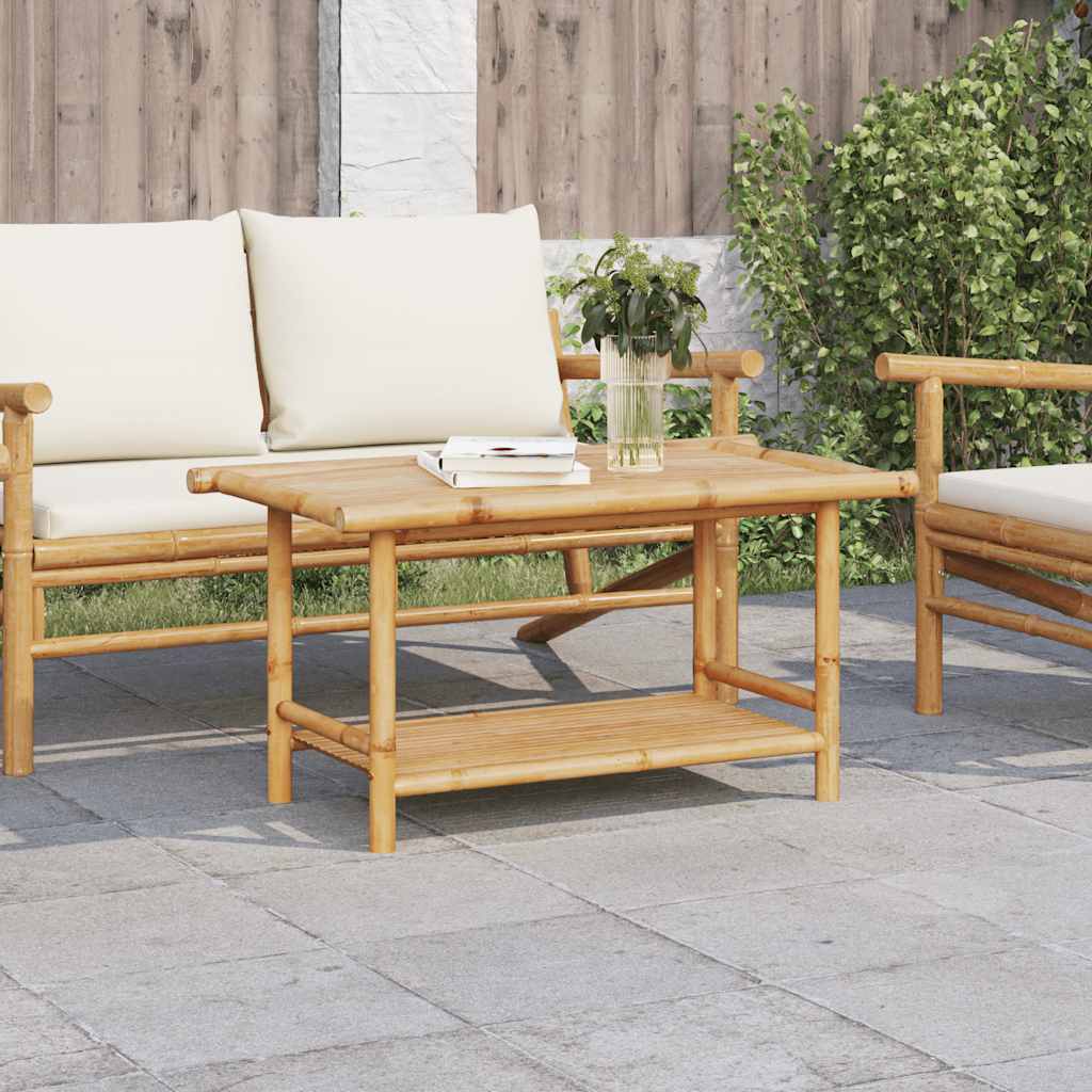 Couchtisch 45x45x45 cm Bambus