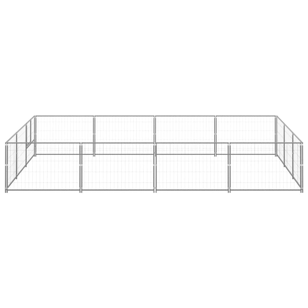Hundezwinger Schwarz 4 m² Stahl