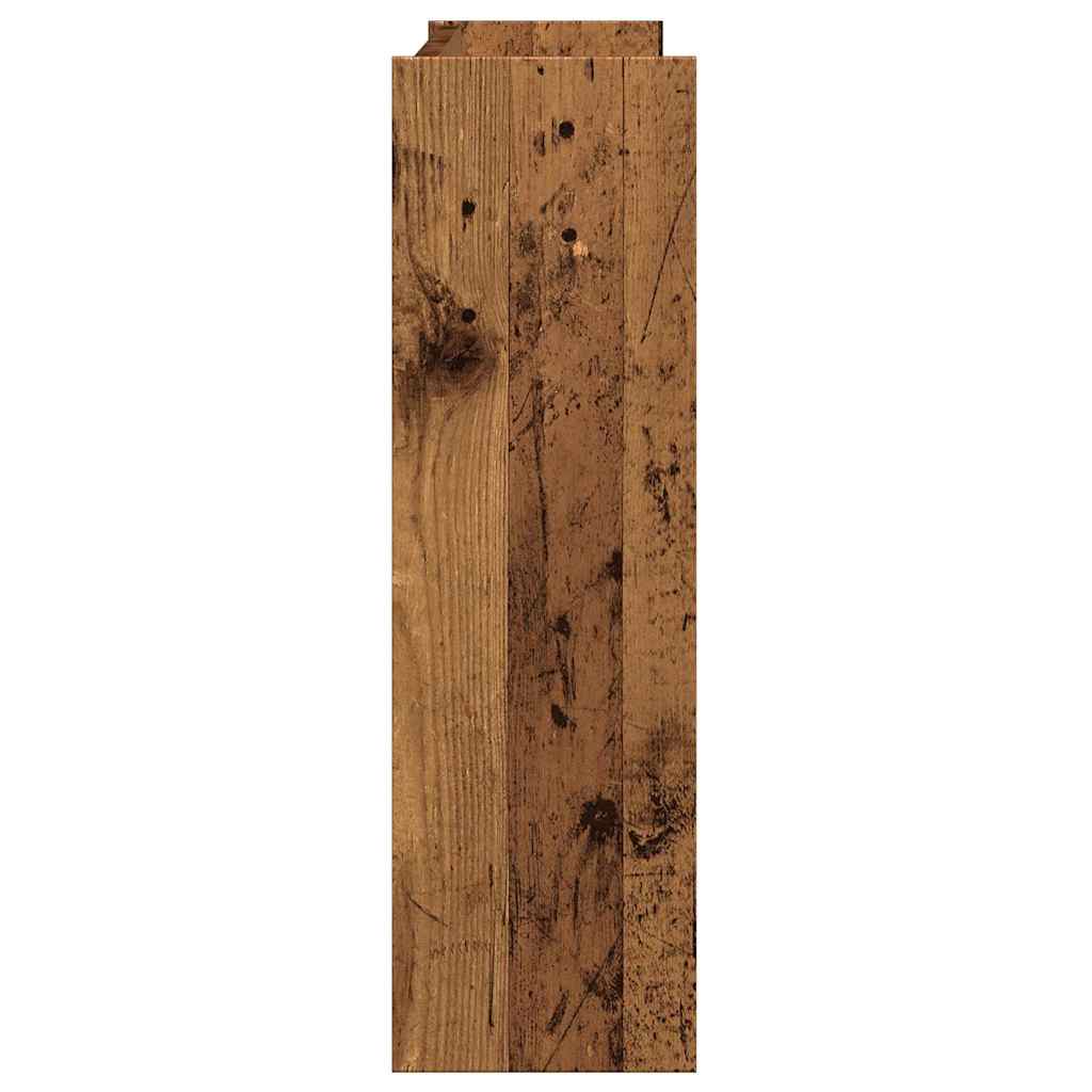 Wand-Schuhschränke 4 Stk. Weiß 60x18x60 cm Holzwerkstoff
