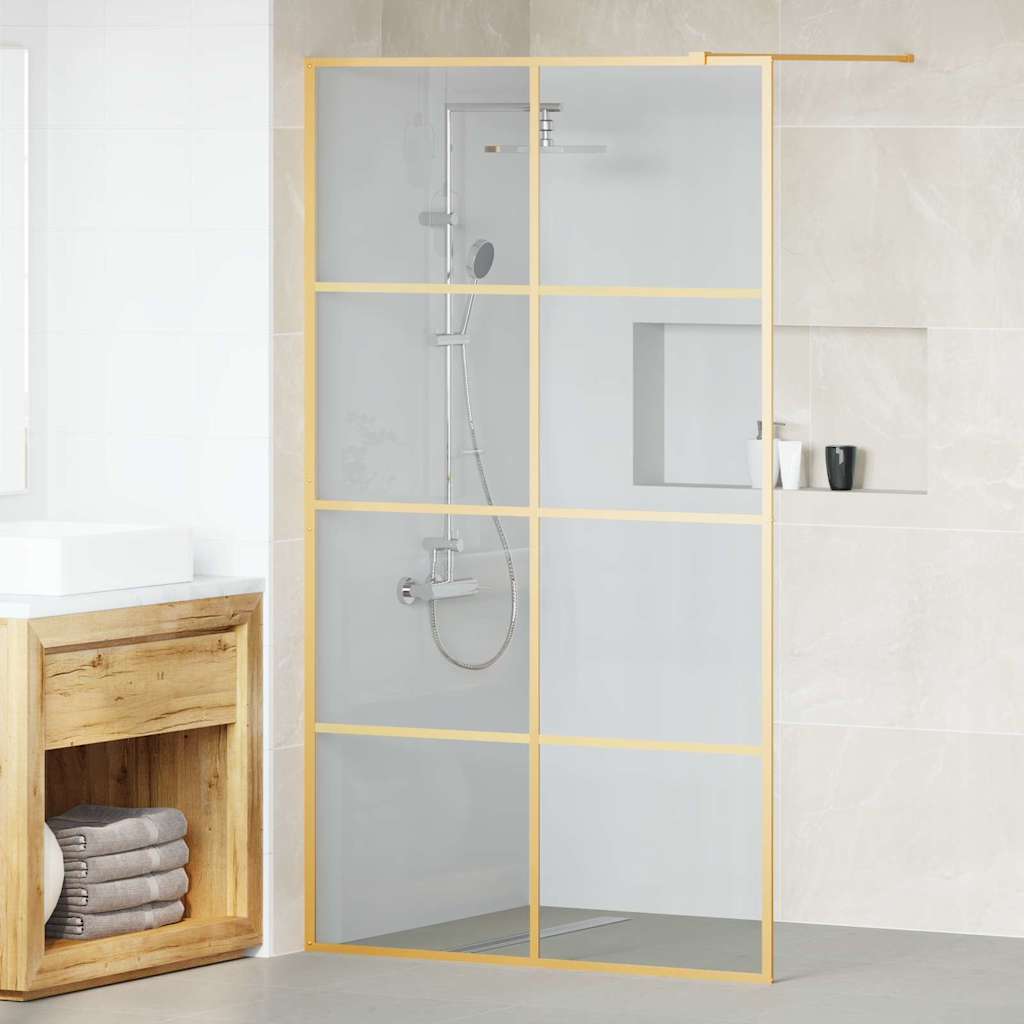 Duschwand für Begehbare Dusche mit Klarem ESG Glas 80x195 cm