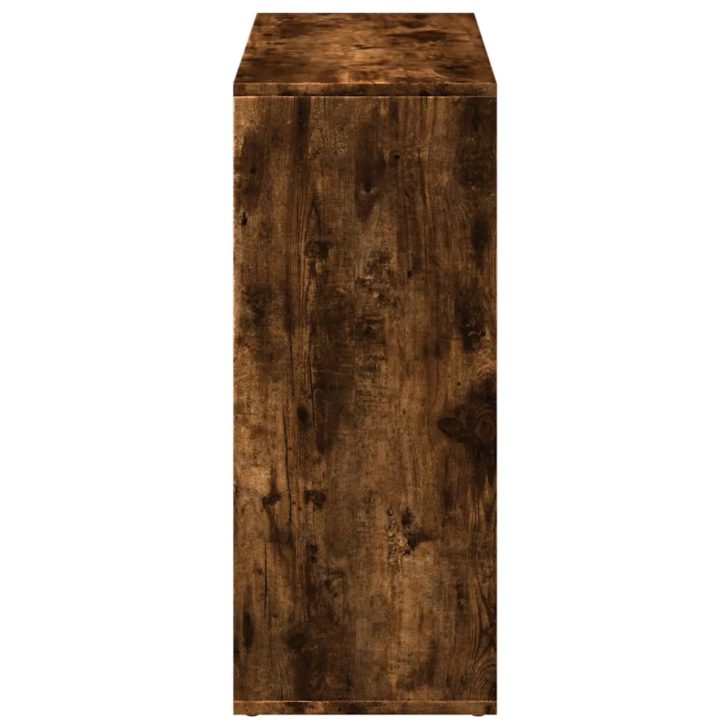 Bücherregal Weiß 137,5x29x137,5 cm Holzwerkstoff