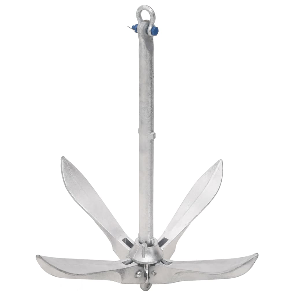 Klappanker Silber 0,7 kg Feuerverzinktes Gusseisen