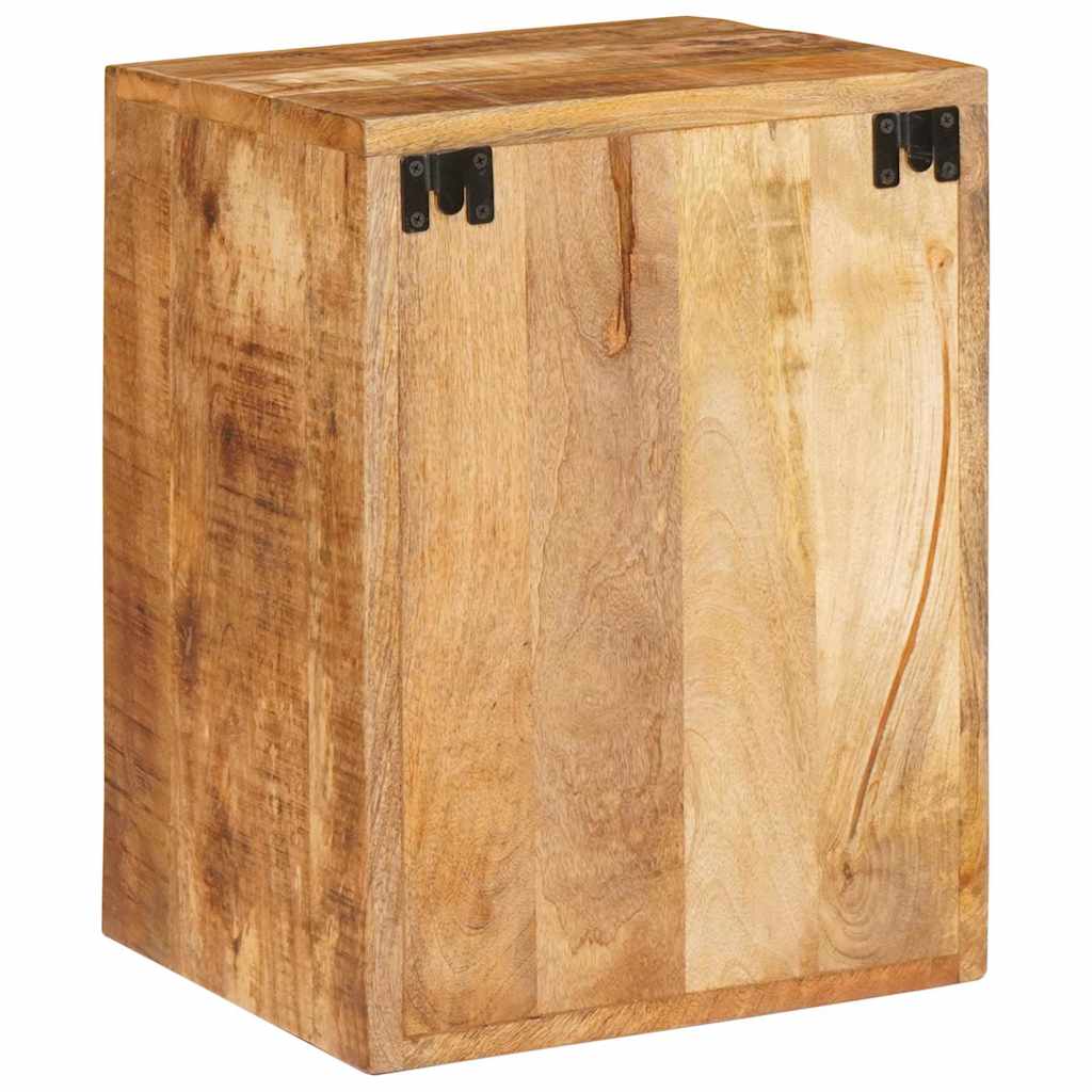 Nachttisch Braun 35 x 33 x 48 cm Massivholz Mango