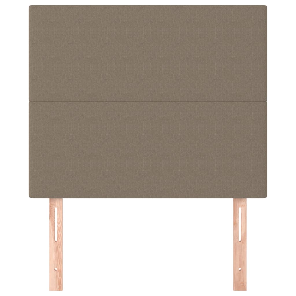 Kopfteil Hellgrau 80x5x118/128 cm Stoff