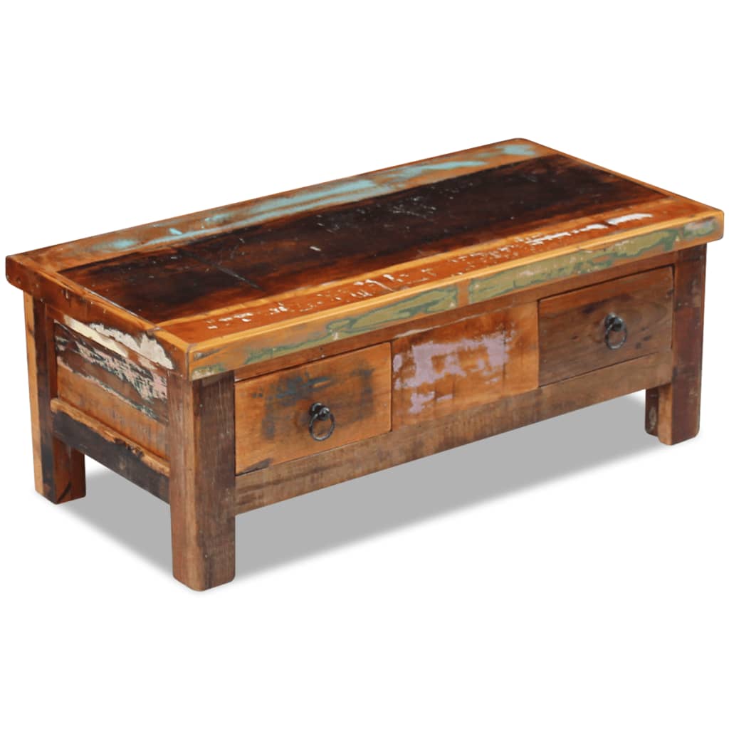Couchtisch 90x45x35 cm Massivholz Mango